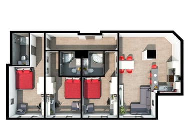 3 bed flat, 119 Mayflower Street, City Centre, Plymouth, PL11SD - Image 4